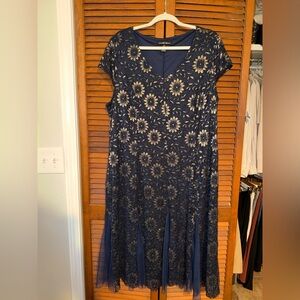 chinese dress ladies Baltic Born Womens Kamila Tulle Maxi Dress | Blue Multi Floral